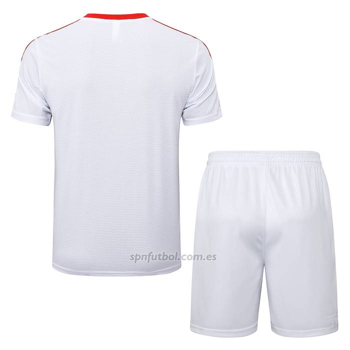 Chandal del Bayern Munich 125 Aniversario Manga Corta 2025-2026 Blanco - Pantalon Corto